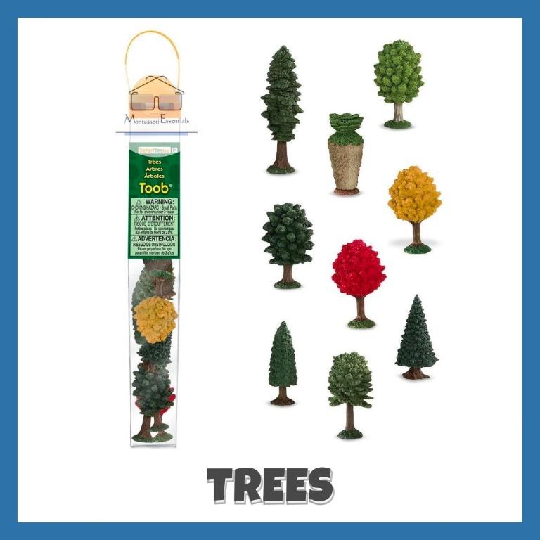 Safari Toob: Plants (Trees / Flowers Figurines), Hobbies & Toys, Toys ...