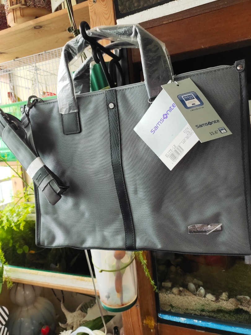 Samsonite Laptop sling bag 15.6" notebk by bun, Men's Fashion, Bags