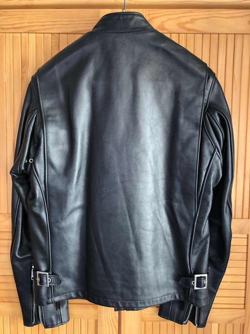 Schott 641 leather jacket 皮褸95%新, 男裝, 外套及戶外衣服- Carousell