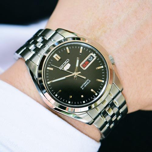 Seiko 5 SNK361K1 Black Analog Automatic Stainless Steel Men s
