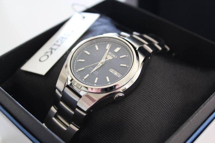 Seiko 5 SNK603K1 Blue Analog Automatic 21 Jewels Stainless Steel