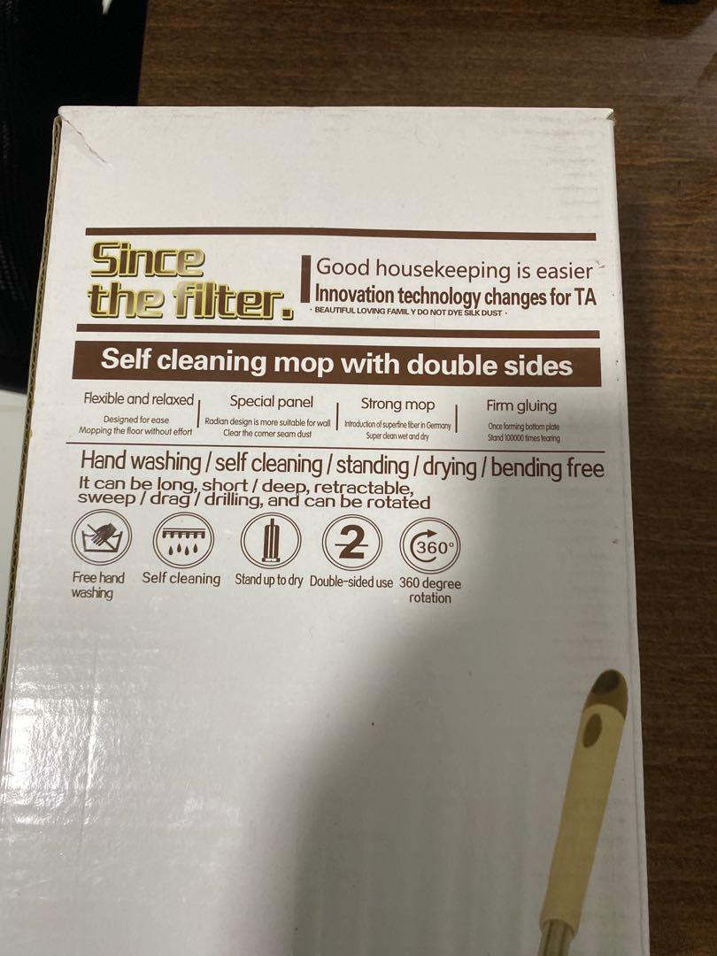 Self cleaning mop (Category: Cleaning Tools & Supplies) located in Singapore. Submitted by aizuu (Listing ID 1129094425, Image 2). Description: Bought extra Never used $20 Self collection at 761429.