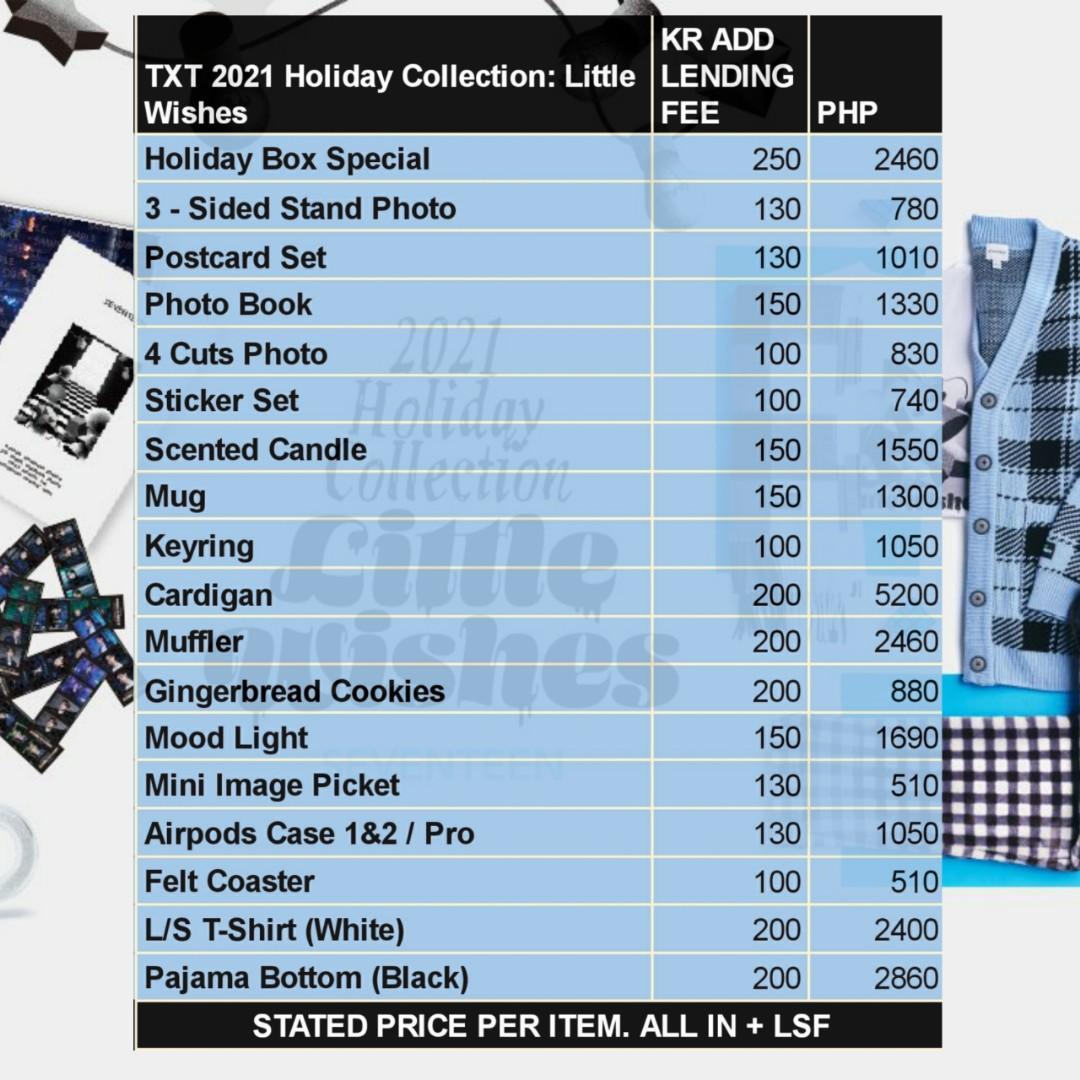 SEVENTEEN 2021 Holiday Collection Little Wishes Merch SVT Holiday