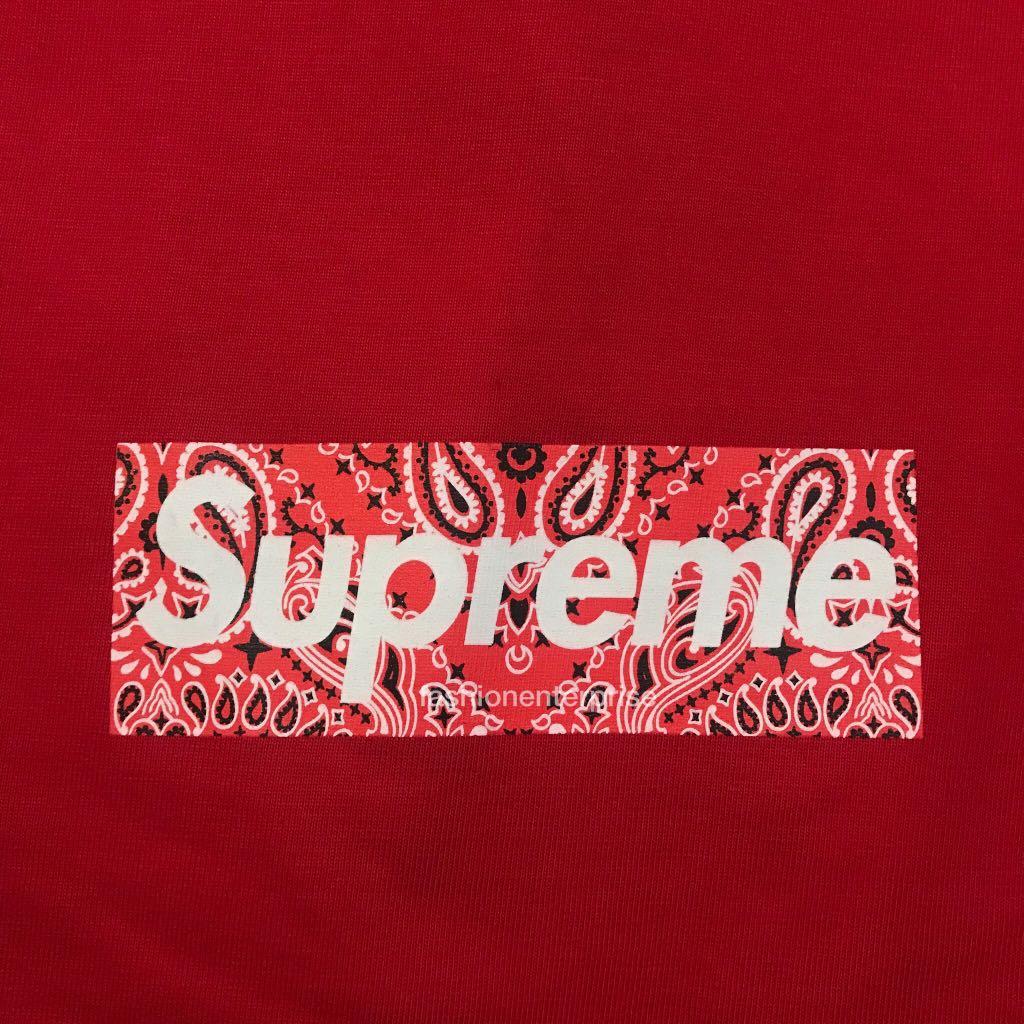 Supreme Bandana Box Logo Tee Red