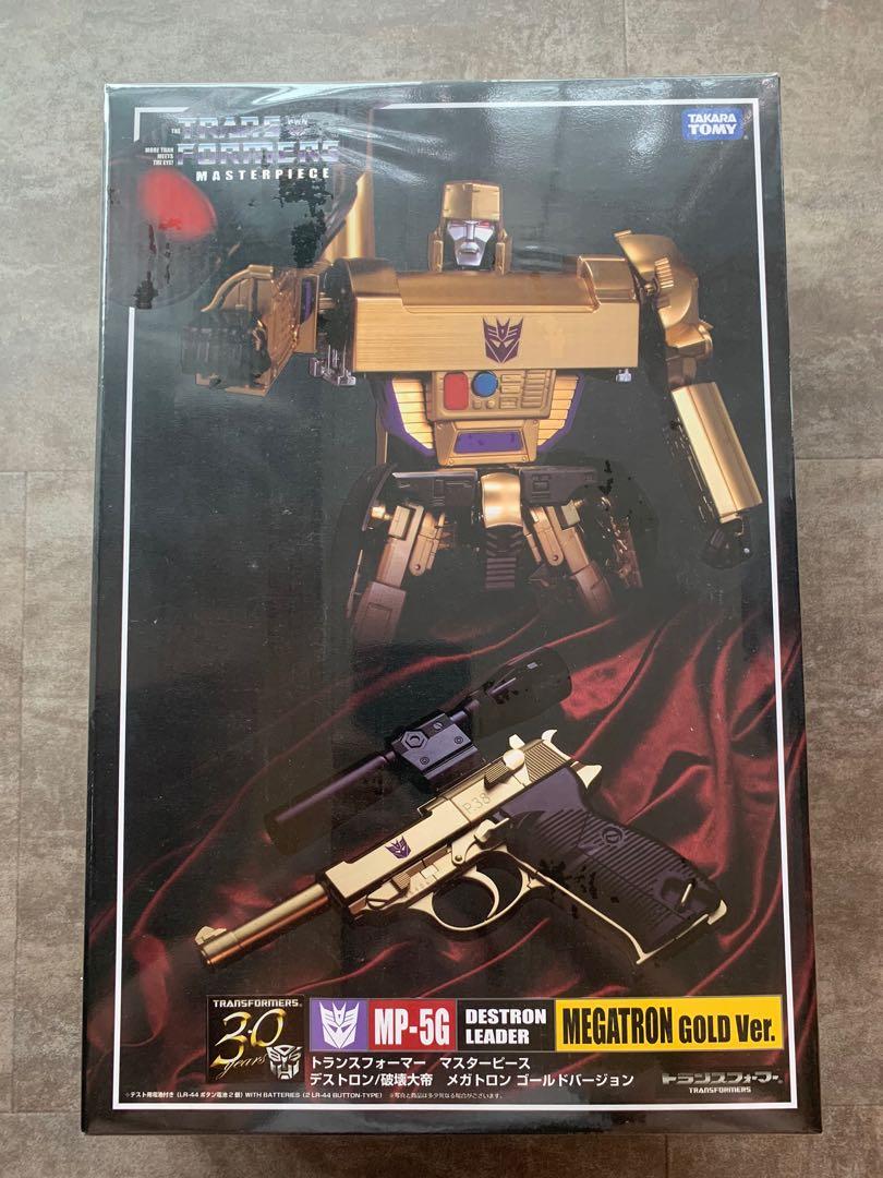 Transformers Masterpiece MP-05G Megatron Gold Version Action Figure Takara Toy 