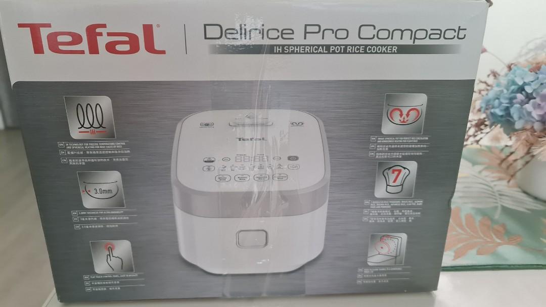 TEFAL RK8001 DELIRICE PRO COMPACT IH RICE COOKER (1L), TV & Home Appliances, Kitchen Appliances