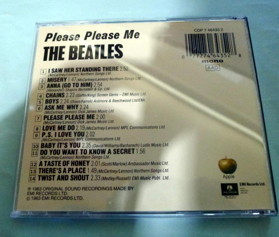 The Beatles Please Please Me早期英國版Mono 錄音靚聲發燒試音天碟CD