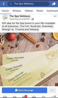 The Spa Gift Certificate