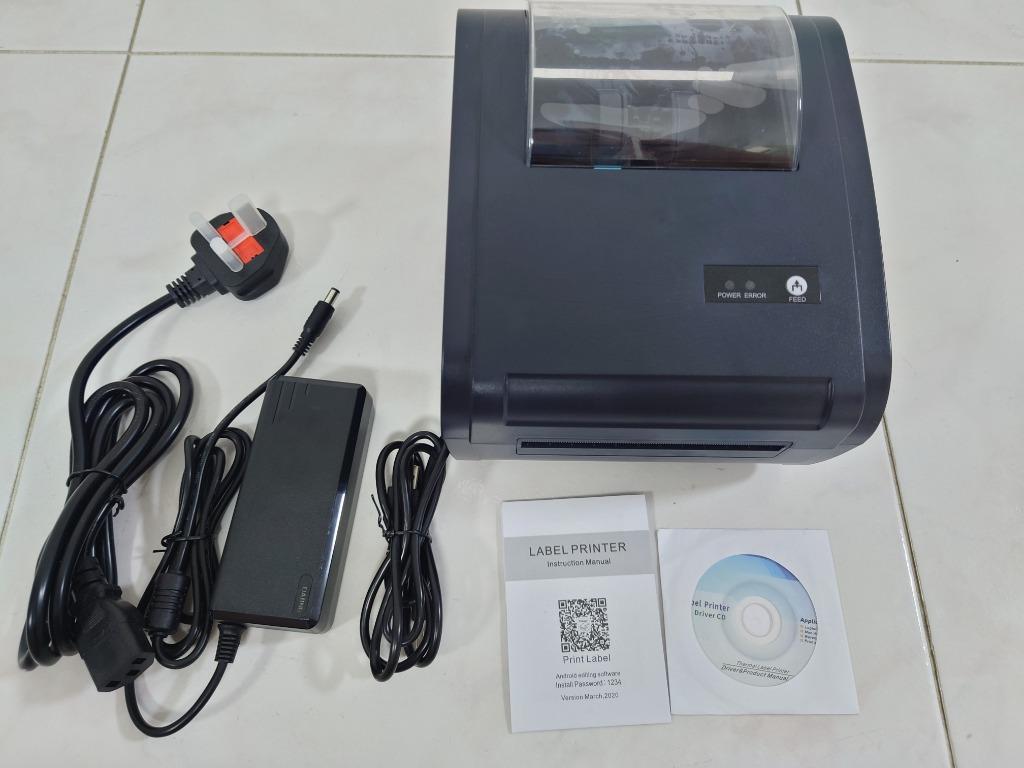Thermal Label Printer (POS9210) for Shipping Label use for Shopee, Qoo10, Lazada, Computers