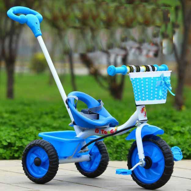 Three wheel Bike with Control Handle for kids Hobbies Toys