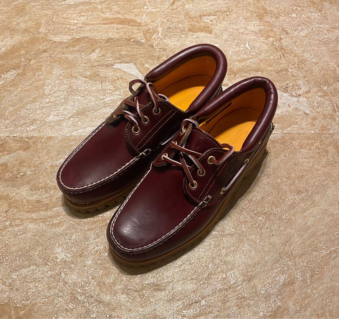 Timberland Icon 3-Eye Classic Lug Shoes Burgundy rare city boy