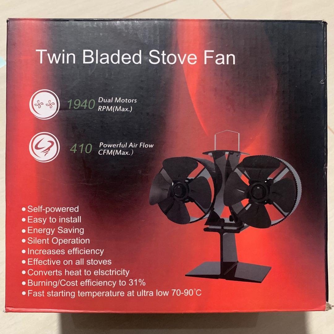 Twin Bladed Stove Fan, Furniture u0026 Home Living, Lighting u0026 Fans, Fans on  Carousell