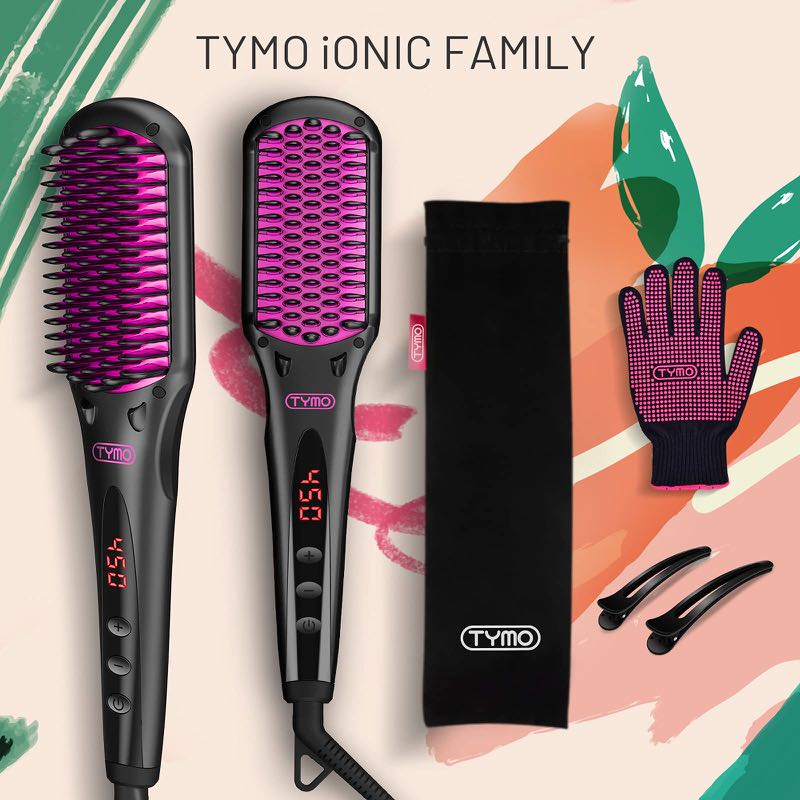 Ionic straightening store brush