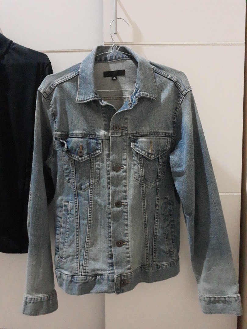 uniqlo Denim Jacket, Fesyen Wanita 