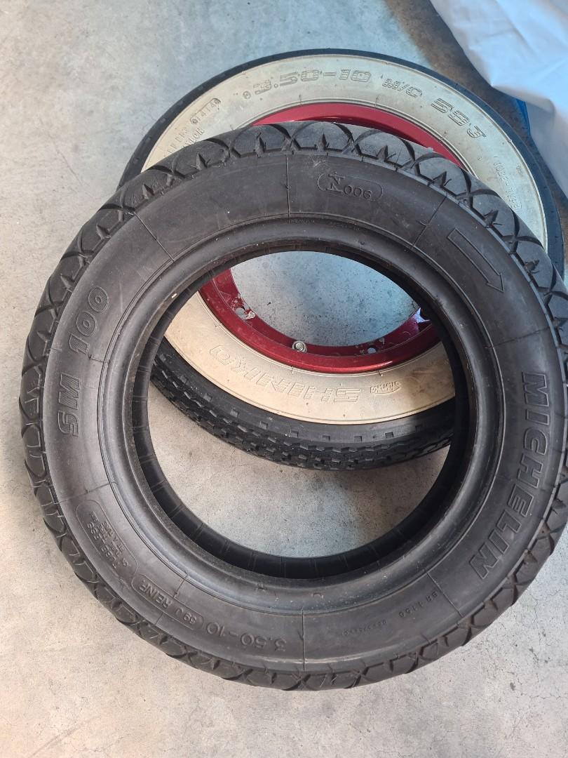 Vespa Tubeless Tyre., Motorcycles, Motorcycle Accessories on Carousell