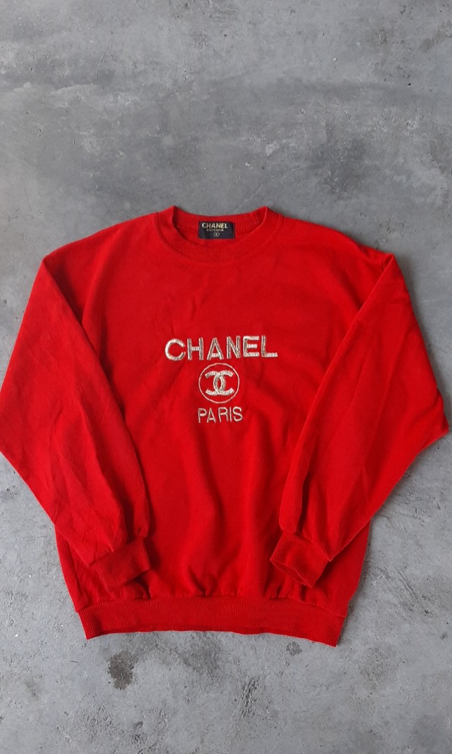 Chanel sale vintage sweatshirt