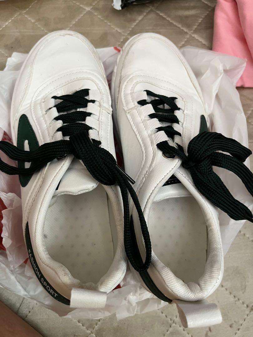 White shoes clearance with straps