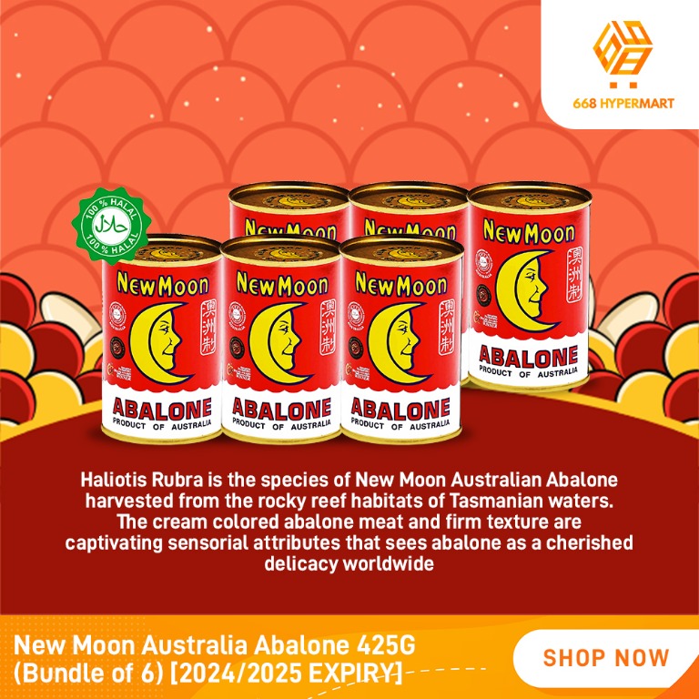 [WHOLESALE] New Moon Australia Abalone 425G [ 2024 Expiry, 1.5 PC