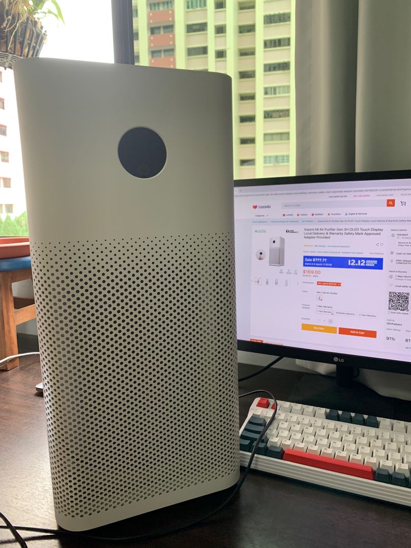 Xiaomi Air Purifier Gen 3H OLED Touch Display, TV & Home Appliances