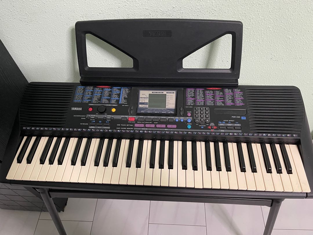 Yamaha psr 230 keyboard top