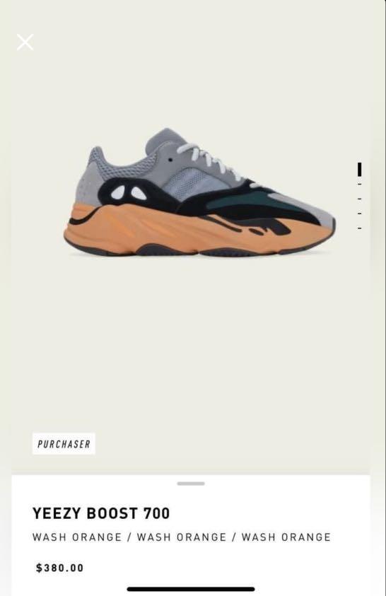 yeezy 700 size 4