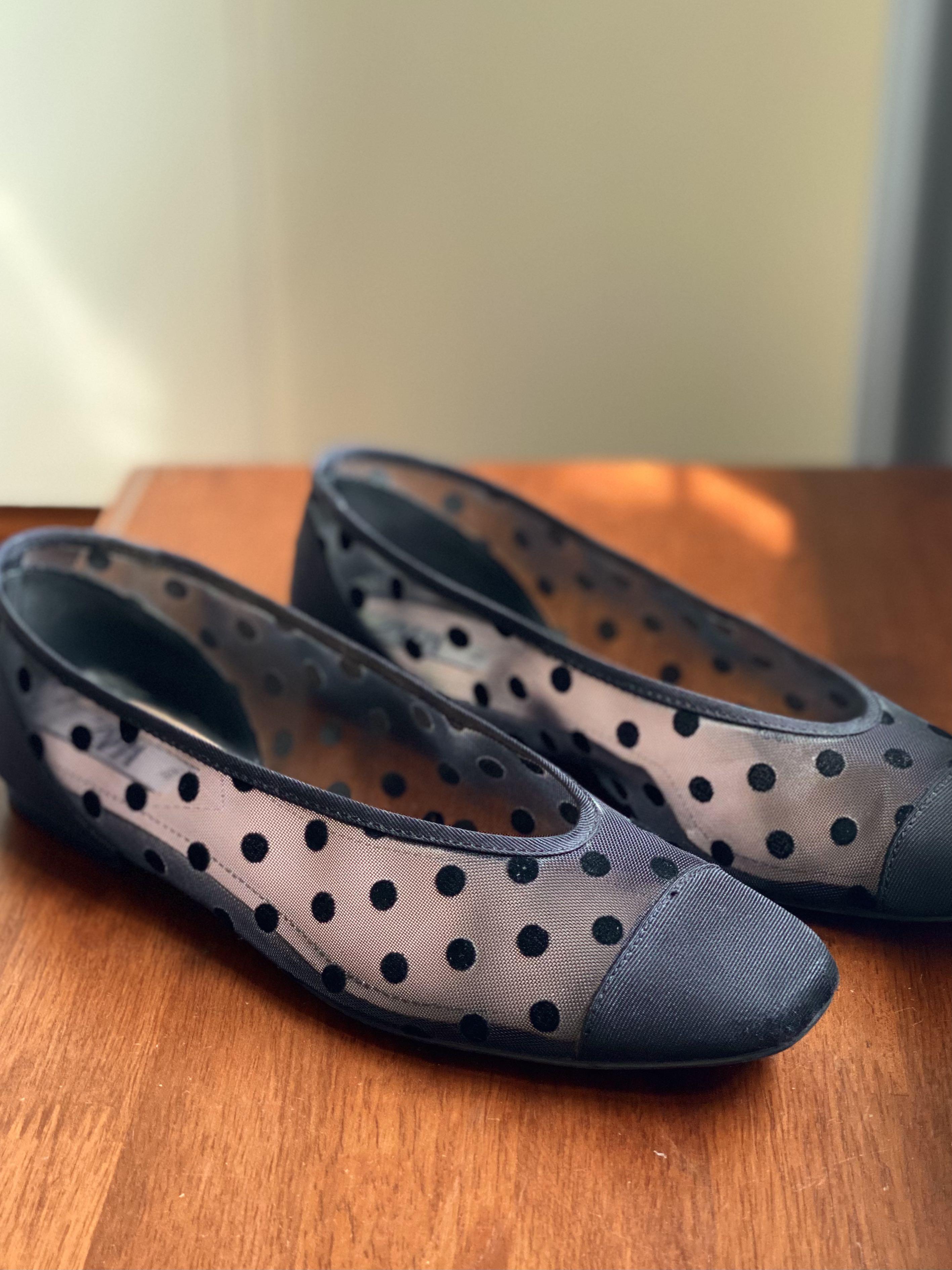 Polka dot hotsell ballet flats
