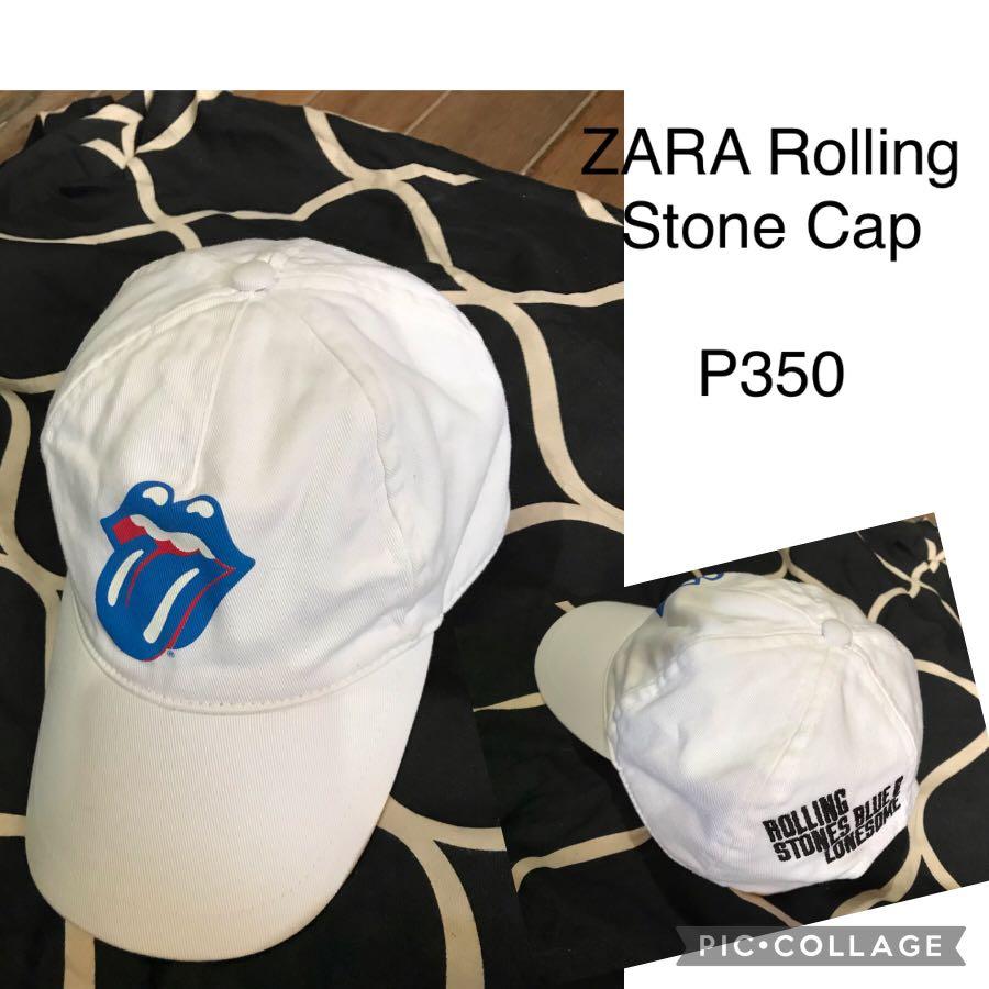 Zara Rolling Stone Cap, Men's Fashion 