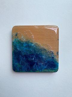 🌊#06 waikiki resin sea coaster for gifts