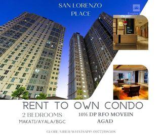 25K Monthly MAKATI RFO 1BR RENT TO OWN Condo in MAKATI  SAN LORENZO PLACE MOA AYALA NAIA