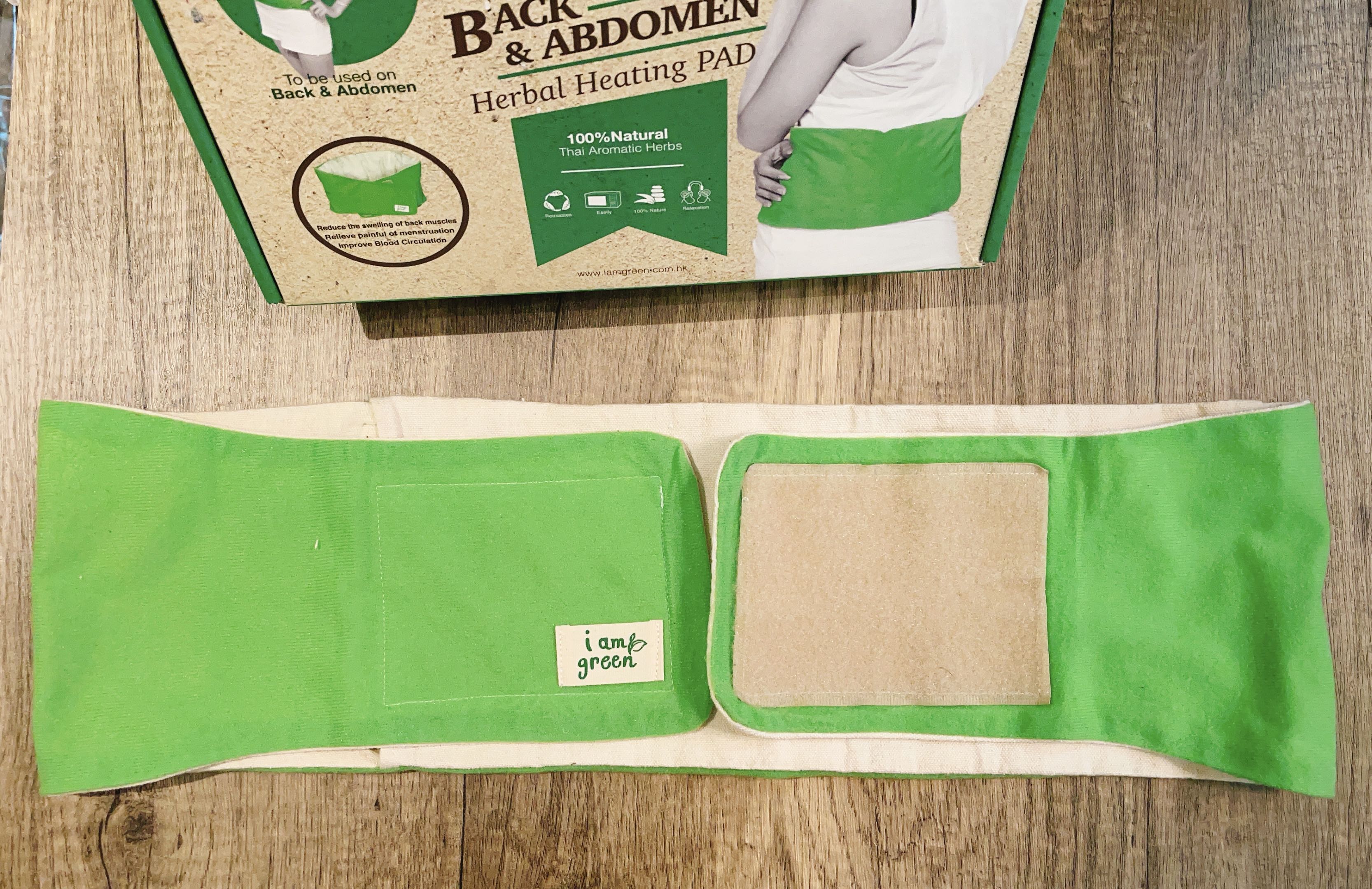 [泰國草藥] 腰部熱敷墊 I am green Thai Herbal Heating Pad for Back & Abdomen