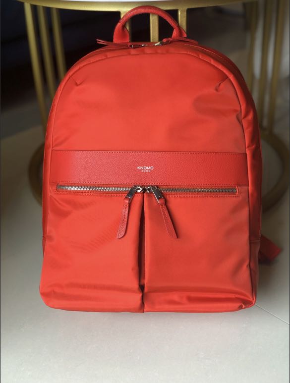 knomo red backpack
