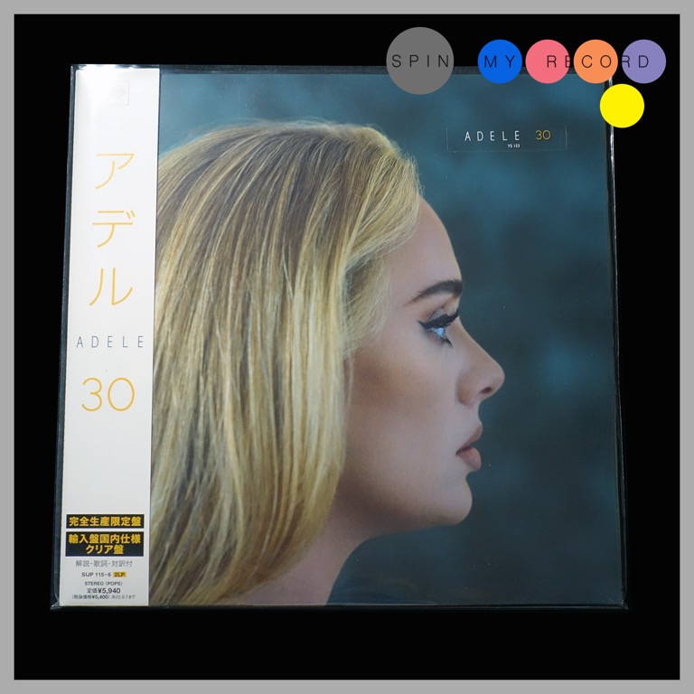現貨] Adele 30 Limited Japan Edition Clear Vinyl 限量日本版透明膠