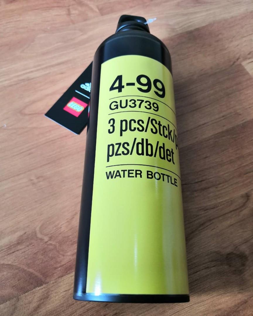 Adidas Lego Water Bottle, Sports Equipment, Sports \u0026 Games, Water Sports on  Carousell