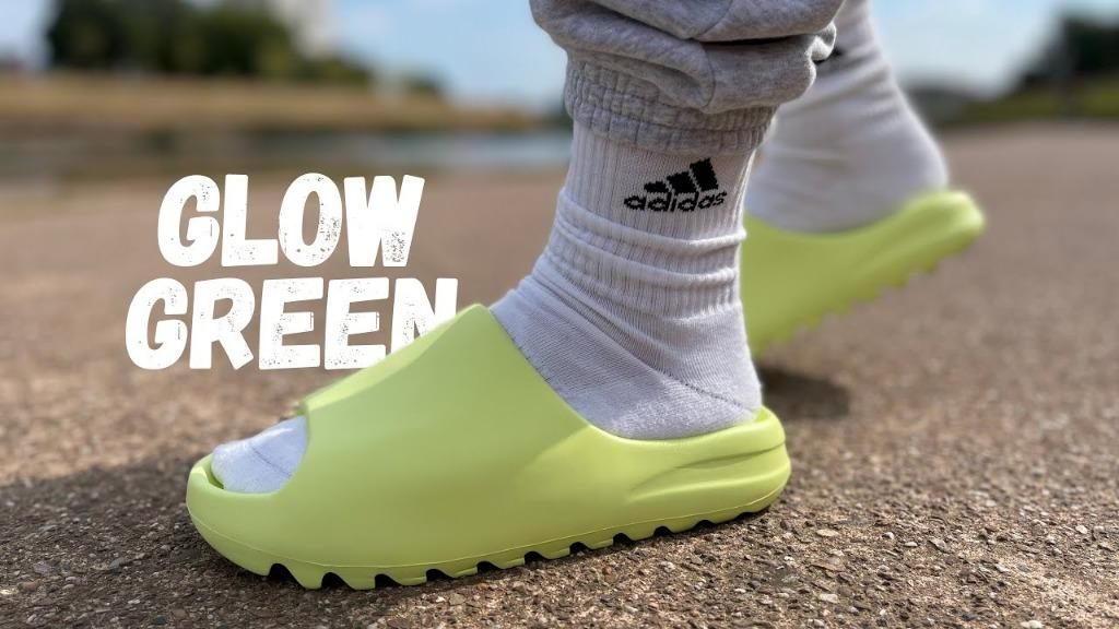 【27.5cm】adidas YEEZY Slide Glow Green