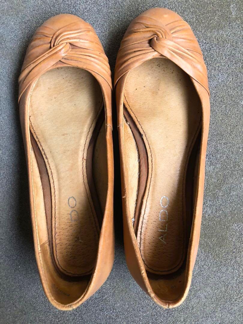 Aldo tan flats outlet