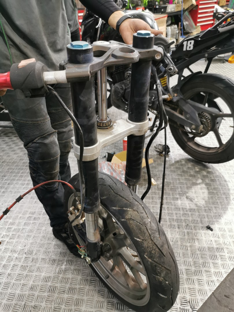 Aprilia rs125 new arrivals forks