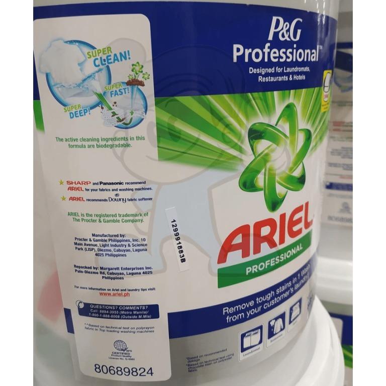 Ariel Laundry Detergent Powder Reusable Bucket /8.5kg, Furniture & Home