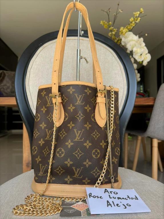 Louis Vuitton, Bags, Louis Vuitton Petite Pm Monogram Bucket Bag