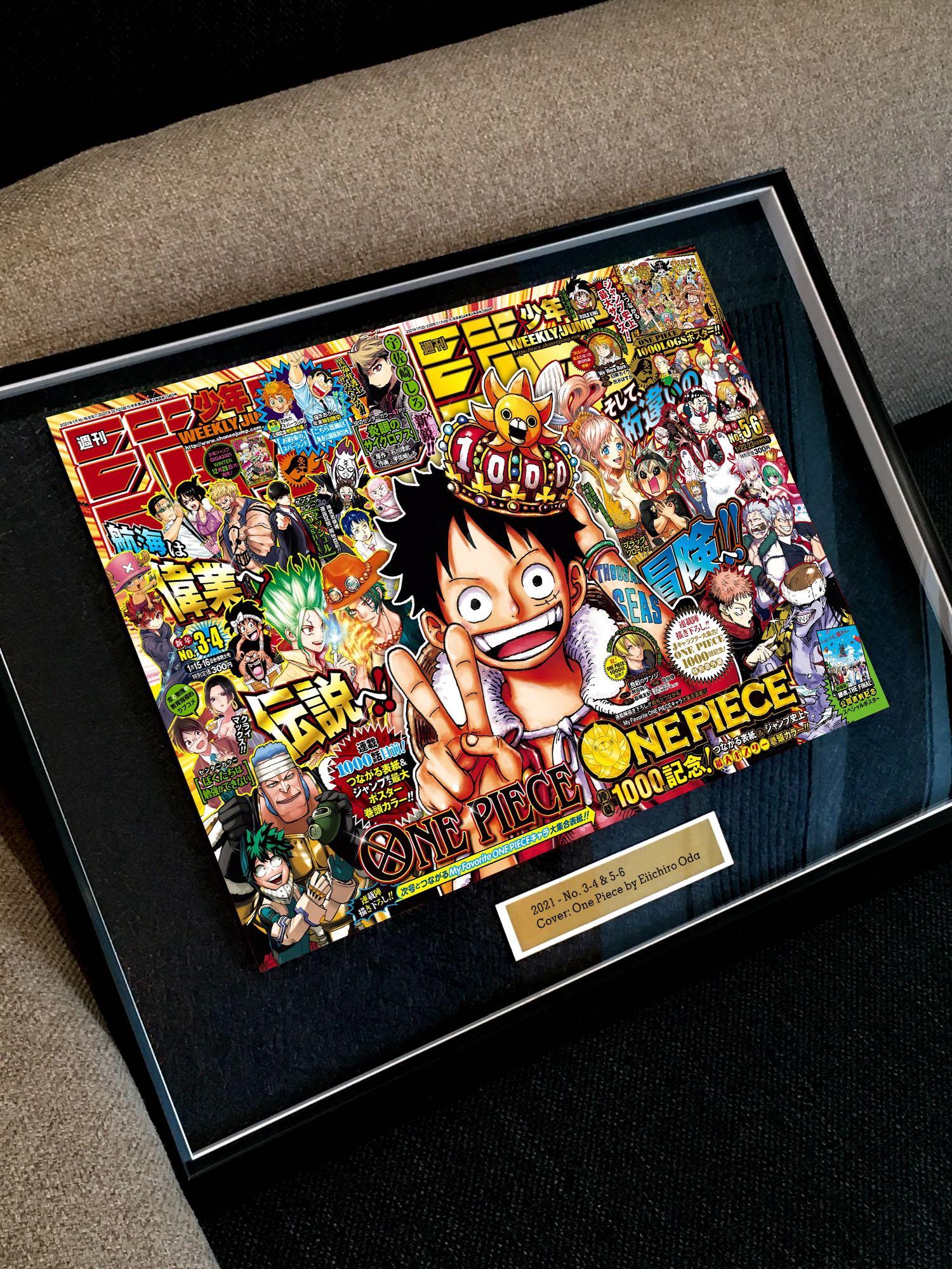 d Studio Shonen Jump One Piece Chapter 1000 Anniversary Cover Page Artwork Hobbies Toys Toys Games On Carousell