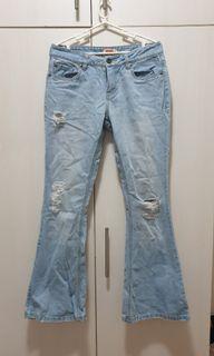 Bench Ripped Flare Jeans Size 27