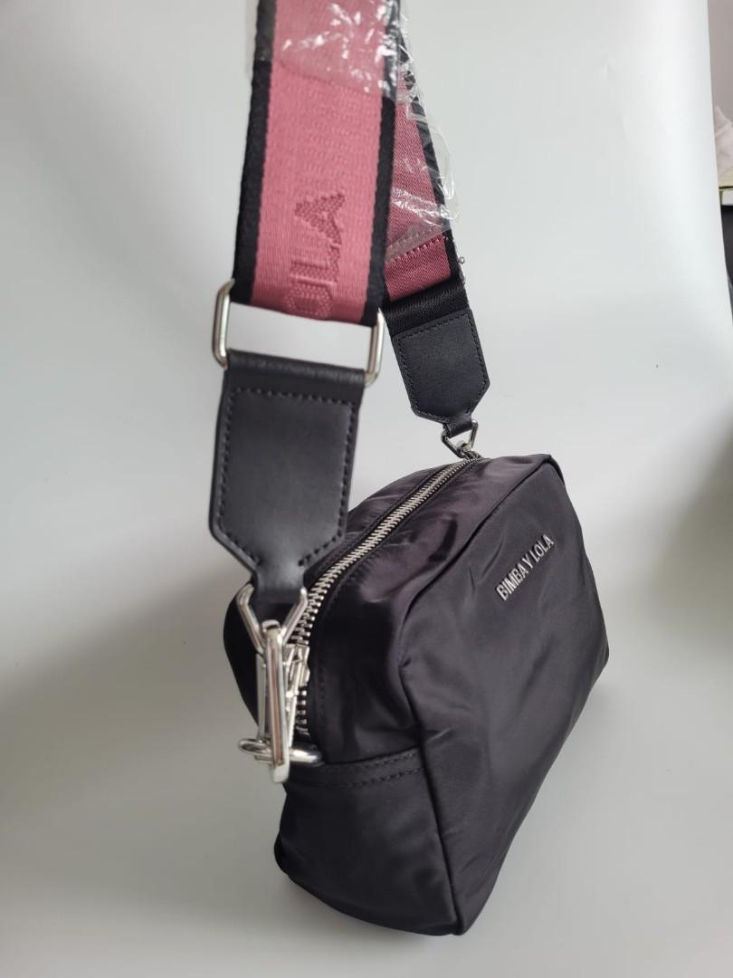 Leather crossbody bag Bimba y Lola Pink in Leather - 33683441