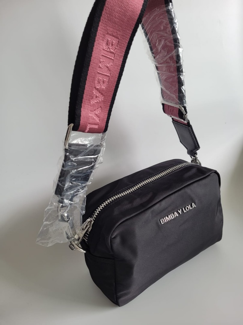 Crossbody bag Bimba y Lola Pink in Fur - 27850143