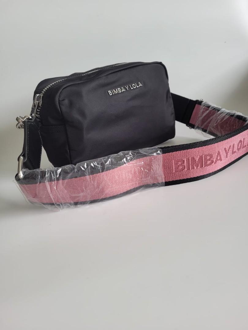 READY Bimba Y Lola Crossbody Grey Strap Pink Salem Sz 28x17 cm Idr.  2,600,000