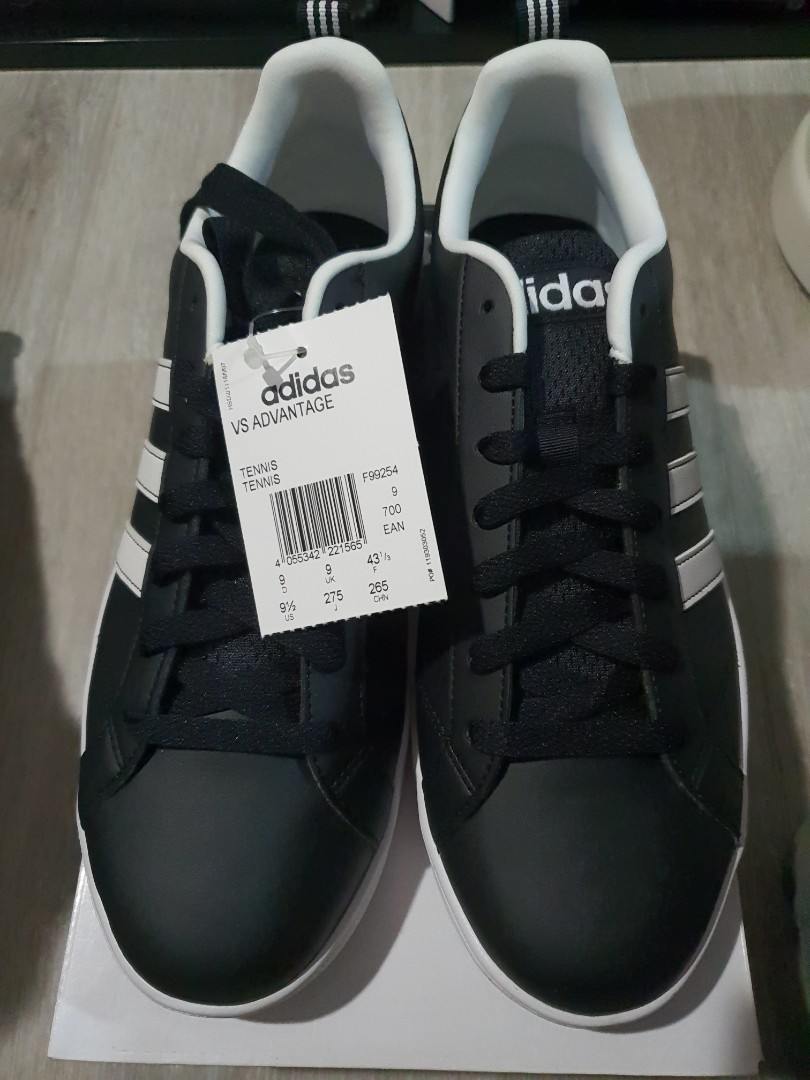 BN Adidas VS Advantage black with white size 9.5 US Men s