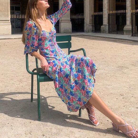 BNWT Faithfull the Brand Mathilde midi dress