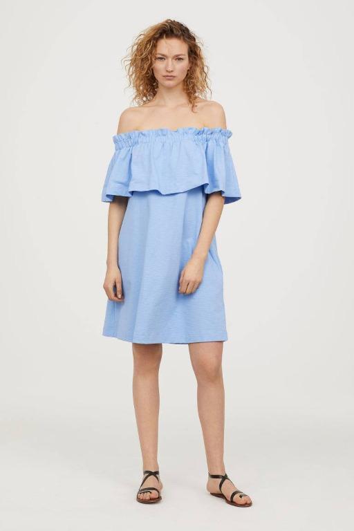 H and m off the outlet shoulder dress