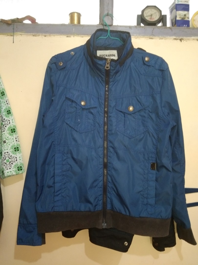 Buckaroo Jeans jacket motor pria wanita jaket casual
