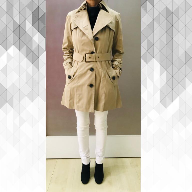 Burberry blue label coat discount