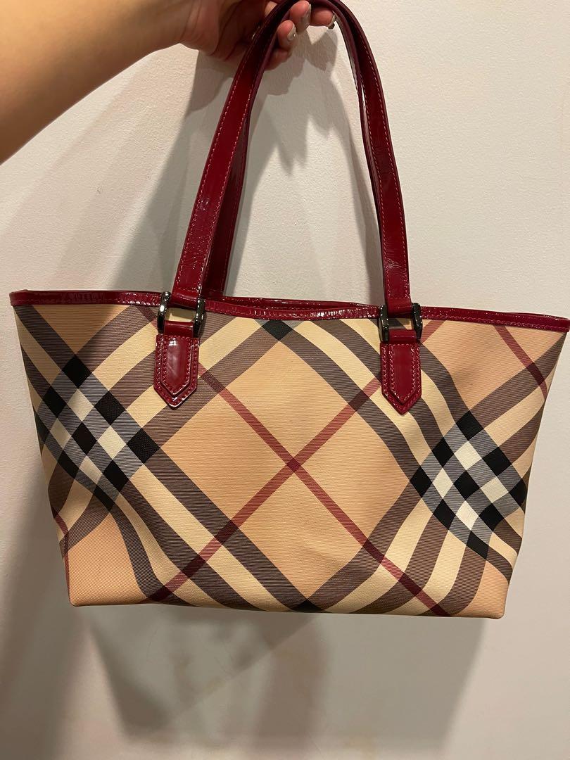 Burberry Tote Bag, Luxury, Bags & Wallets on Carousell