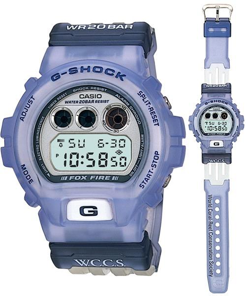 CASIO G-SHOCK ICERC DOLPHIN & WHALE - PURPLE BLUE TURQUOISE JELLY  (DW-6900WC-6T/2BT3T)